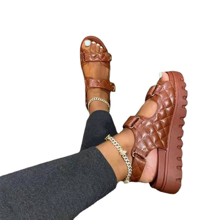 Velcro Platform Sandals