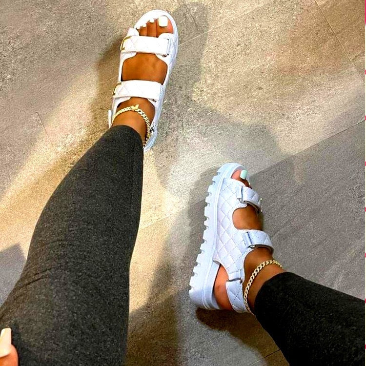 Velcro Platform Sandals