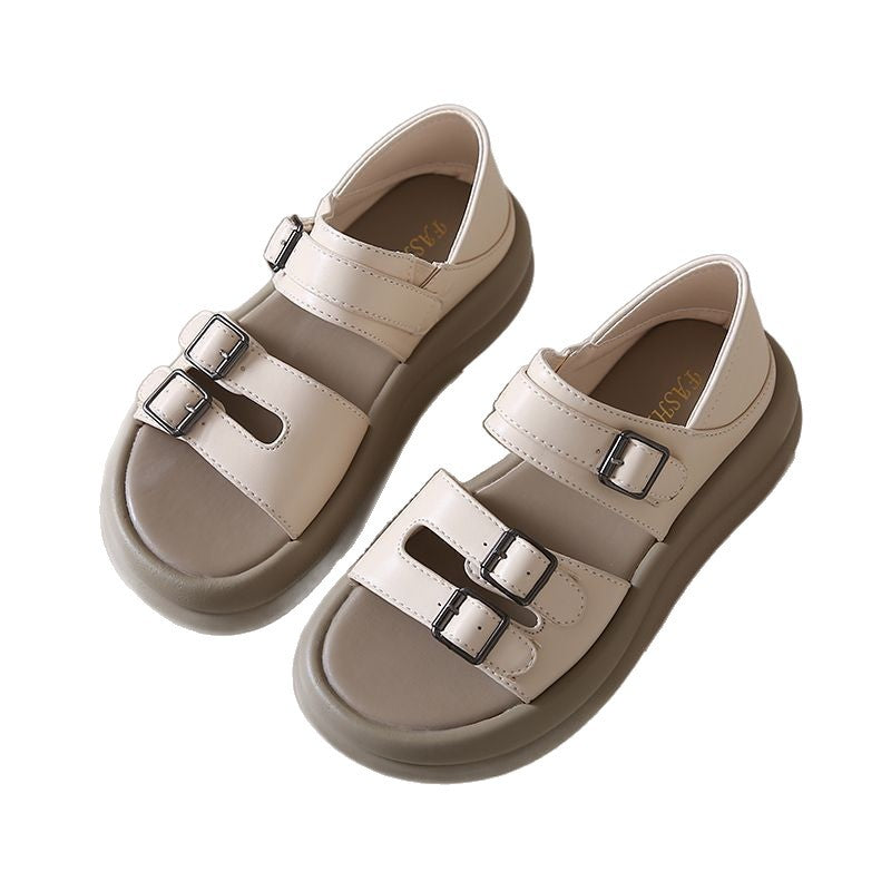 Korean-style Wide-foot Plus-size Casual Sports Beach Roman Sandals